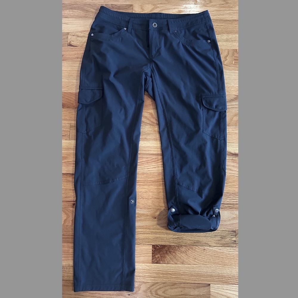 Kuhl Roll-Up Outdoor Blue-Grey Trousers, Size 10 Short